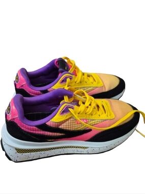 Fila Neon Renno Sneakers Lemon Knockout Size 6